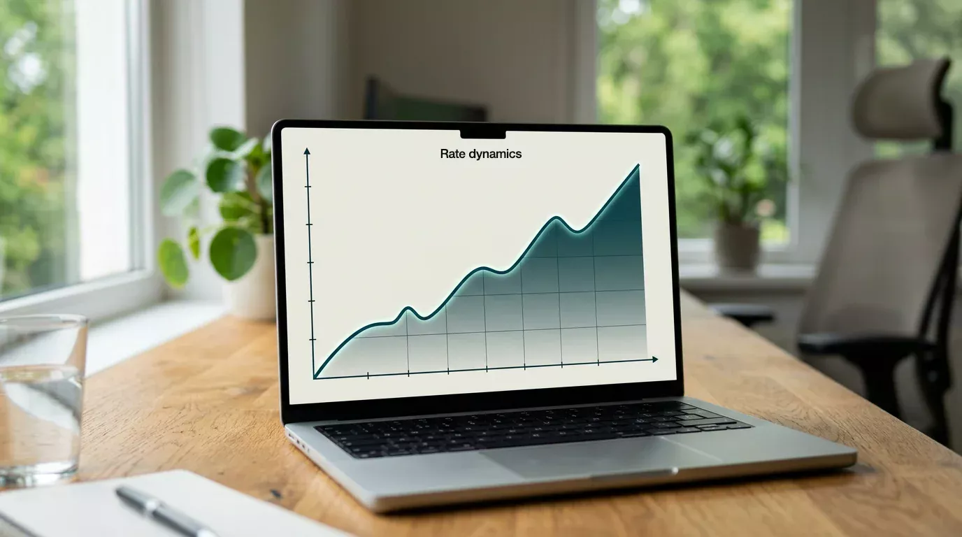Gráfico lineal mostrando crecimiento anual de jugadores activos en apuestas online en España